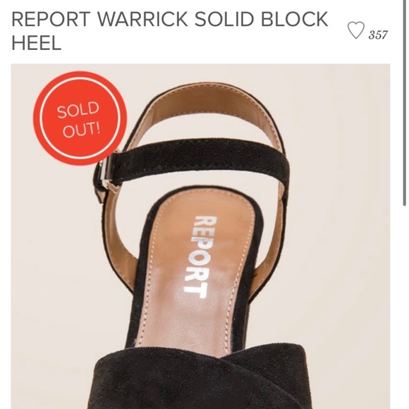 Report Warrick Solid Block Heel - Picture 3 of 6